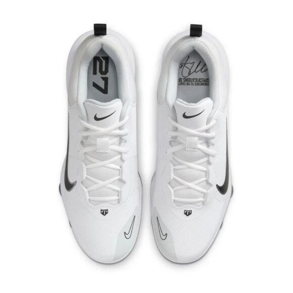 Nike Men\'s Force Trout 9 Pro Molded Baseball Cleats FZ0915-102 White Size 15 New main image 4
